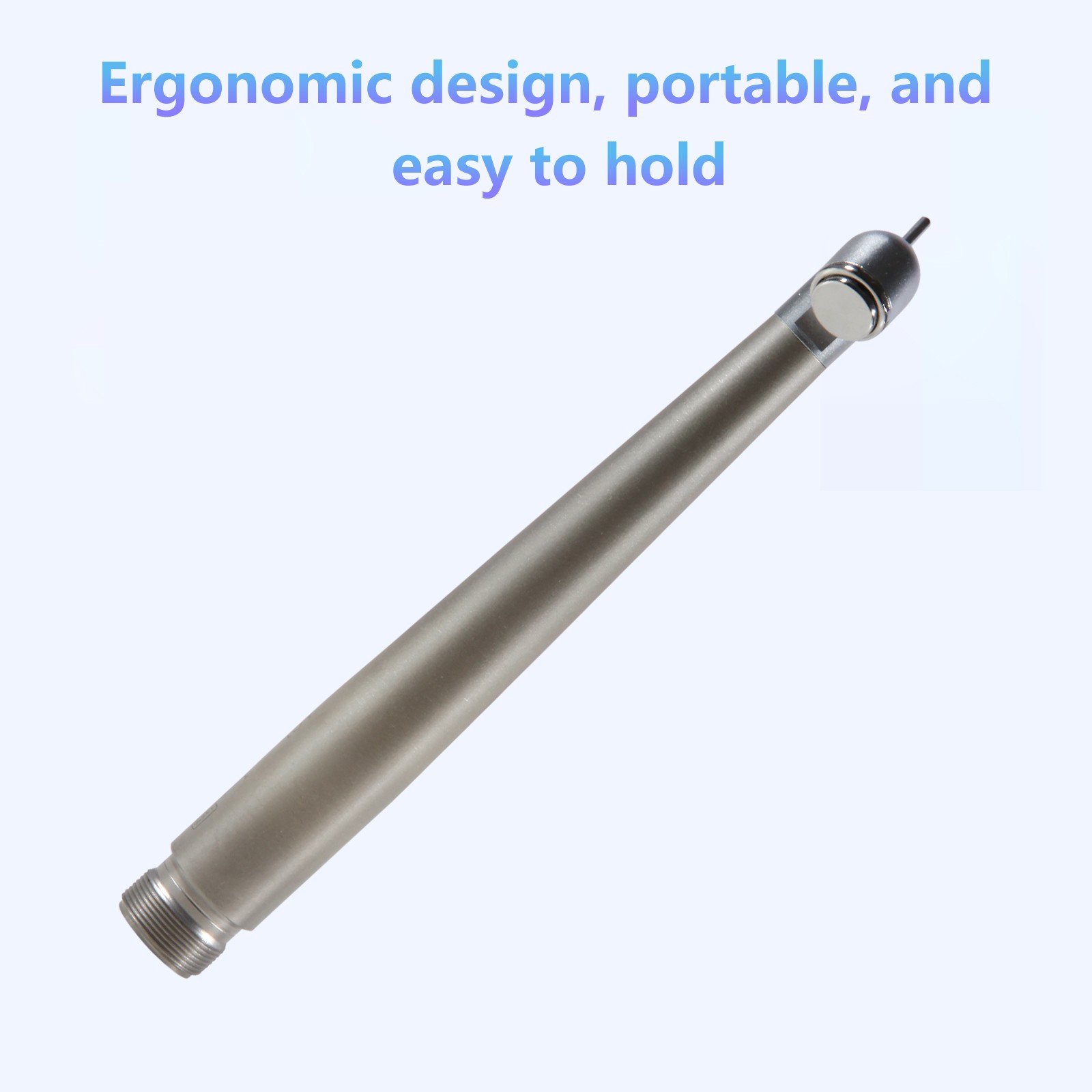 LED Dental Surgical Handpiece 45° Angle 2 Hole Borden Rear Exhaust Impact Air