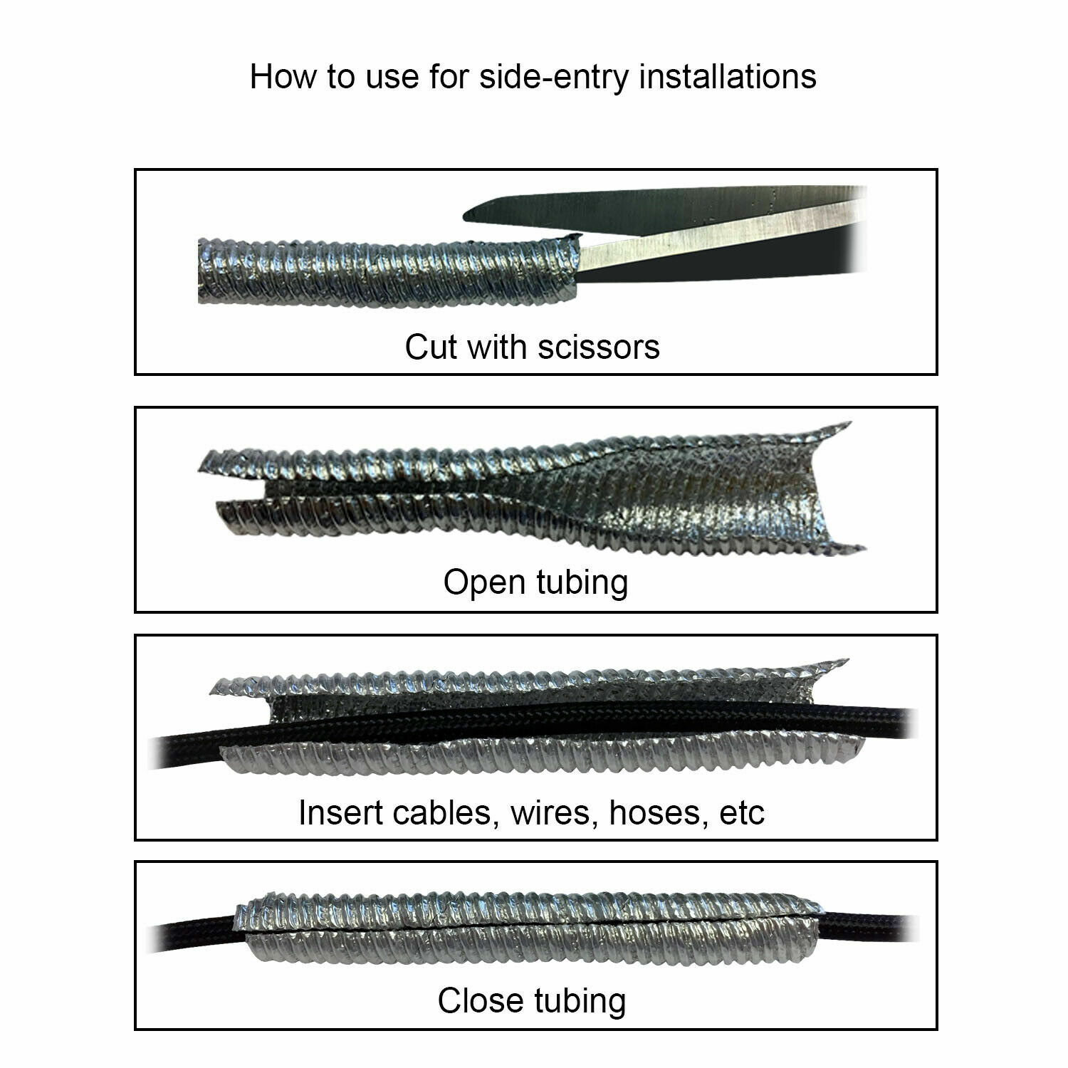 Electriduct Aluminum Heat Reflective Insulated Corrugated Conduit Tubing