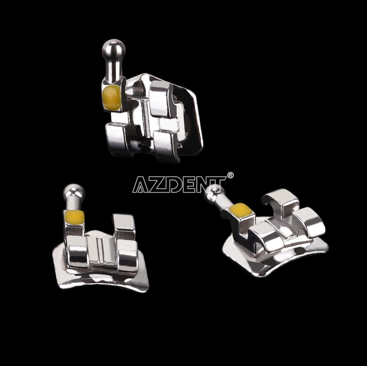 50X Dental Orthodontic Brackets Braces Mini Standard Roth MBT .018 .022 AZDENT