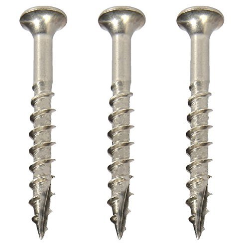 #8 Stainless Steel Deck Screws Square Drive Wood and Composite Decking All Sizes