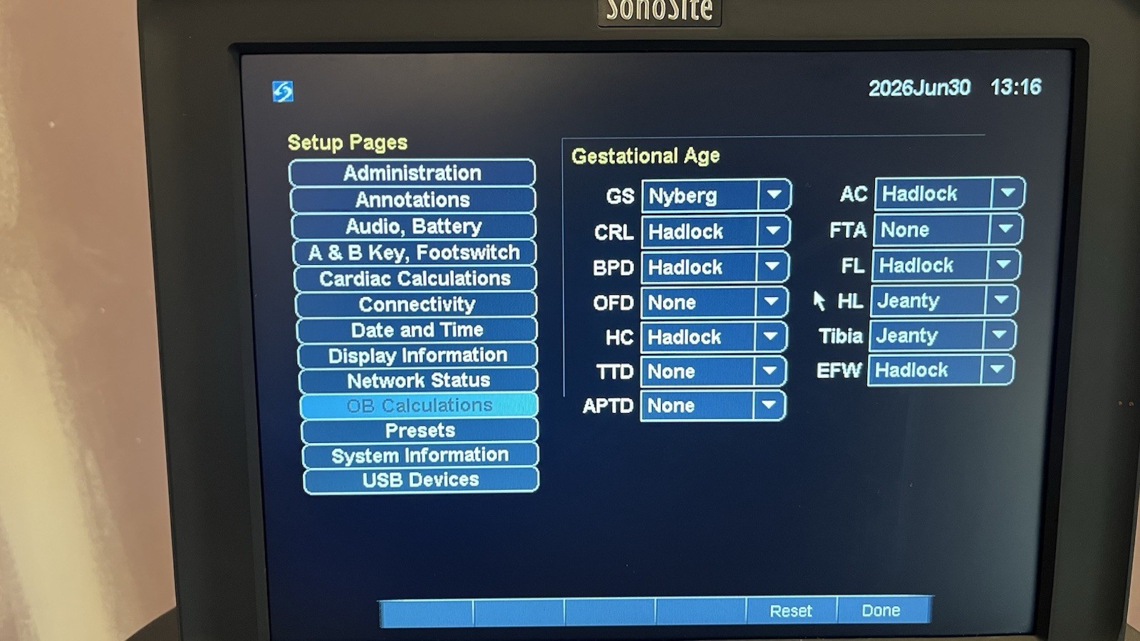 SONOSITE EDGE 2015-06 WITH TWO TRANSDUCERS AND ORIGINAL CART