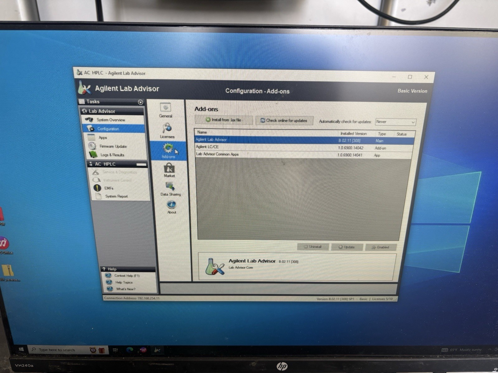 Agilent 1200 HPLC System G1316A, G1315B, G1311A, G1367C, G1379B