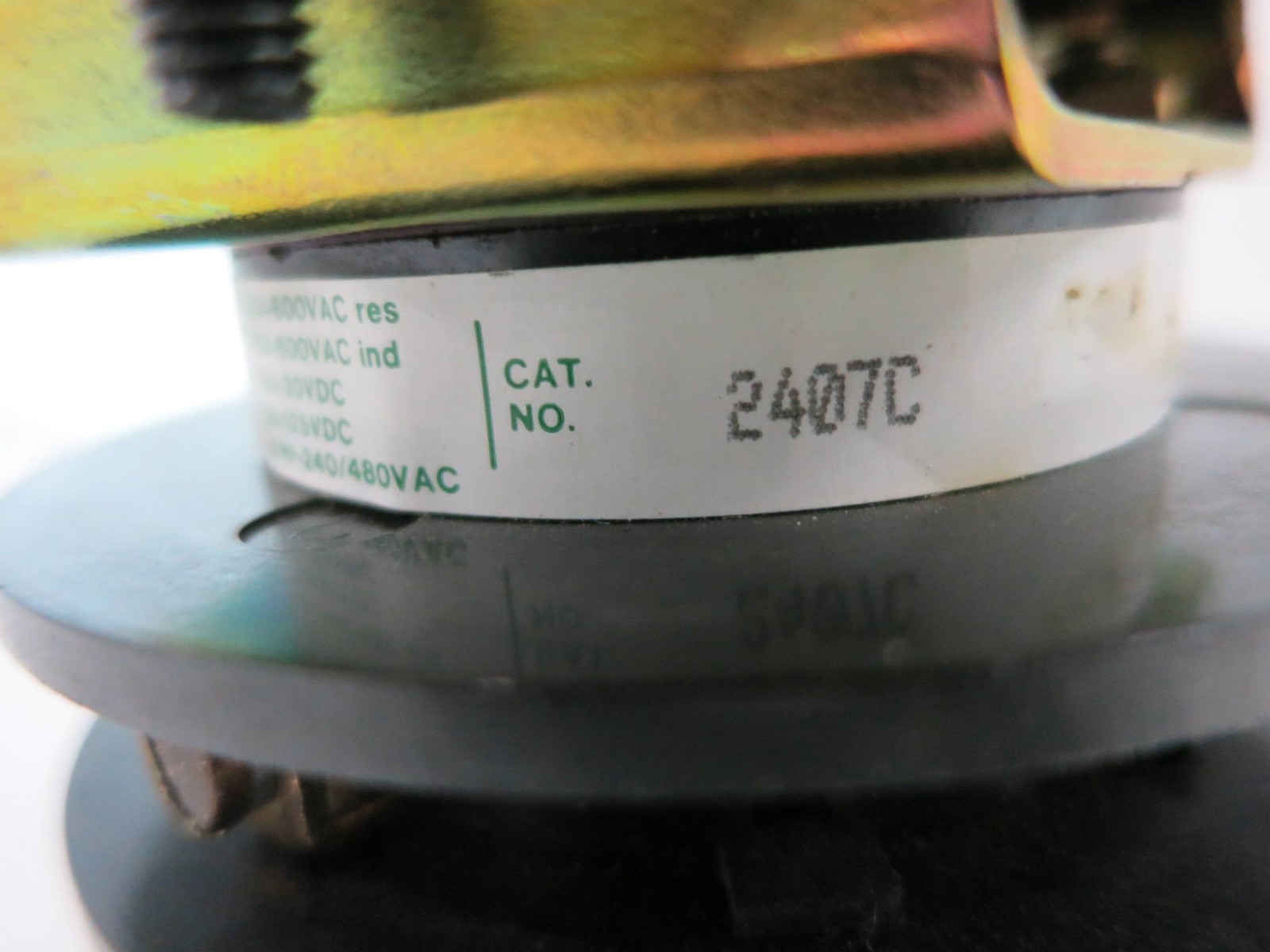 Electroswitch 2407C WATT/VAR Select 3 Position Selector Rotary Switch Series 24