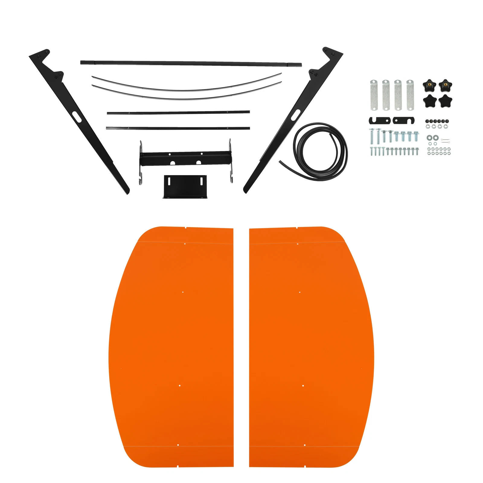 Tractor Canopy For Tractors Mowers ROPS Replace for Tuff Top 52″x52″ Orange