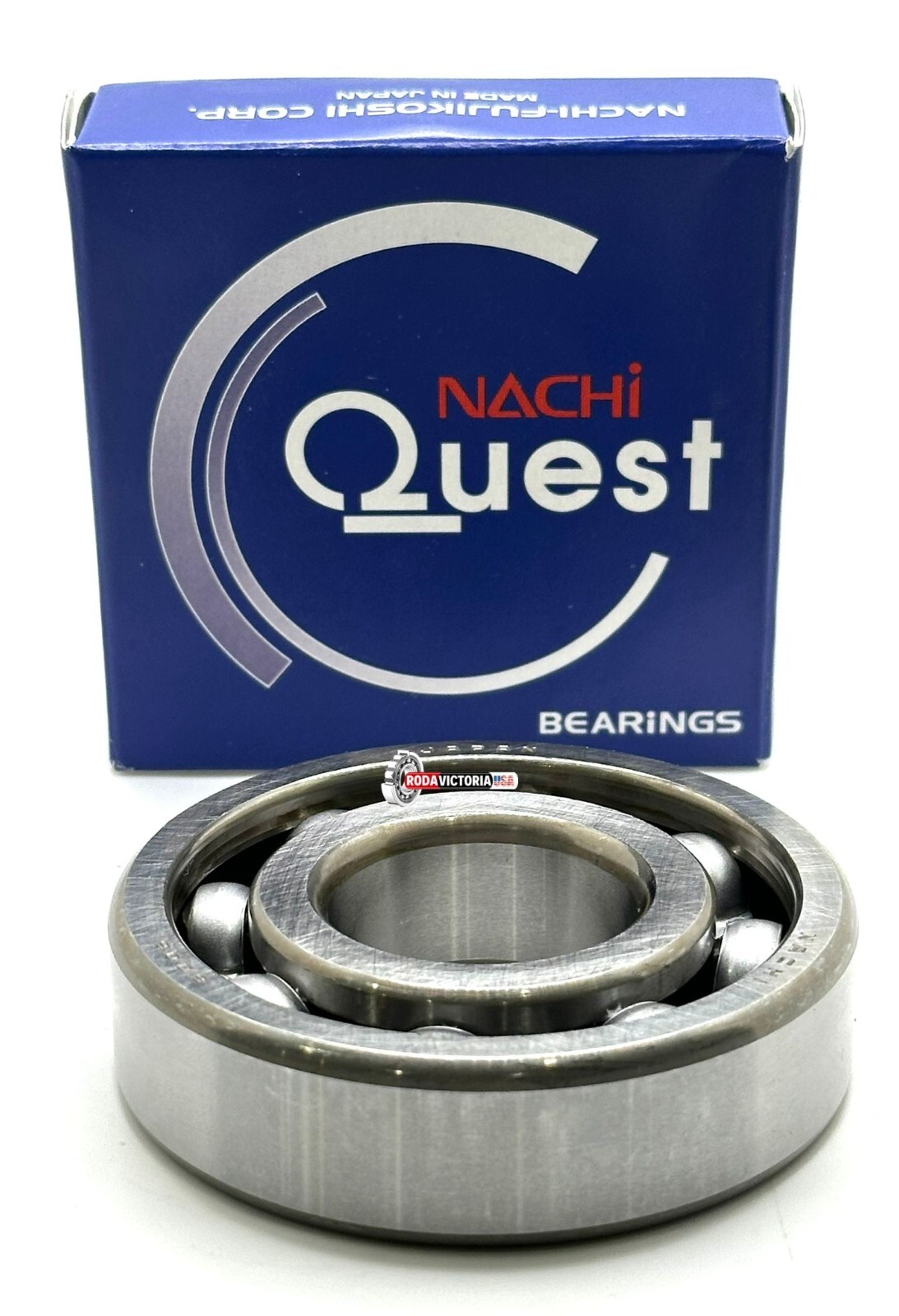 NACHI JAPAN 6306 CM DEEP GROOVE BALL BEARING, OPEN TYPE, NO SEALS 30x72x19mm