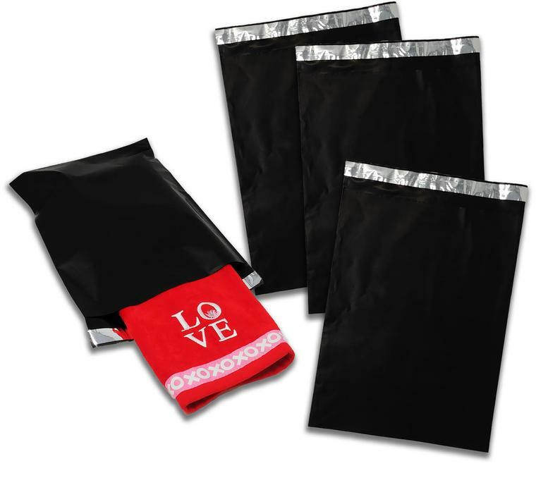 10×13, 7.5×10.5″ Night Black Poly Mailers, Non-Transparent, Shipping Envelopes