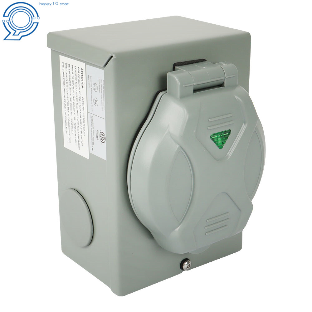 120/250V 50 Amp Generator Power Inlet Box SS2-50P 3 Prong Power Inlet Box