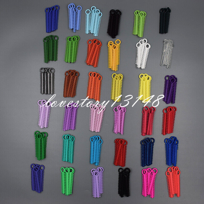 1040Pcs Dental Orthodontic Elastic Braces Rubber Ligature Ties 37Color to Choose