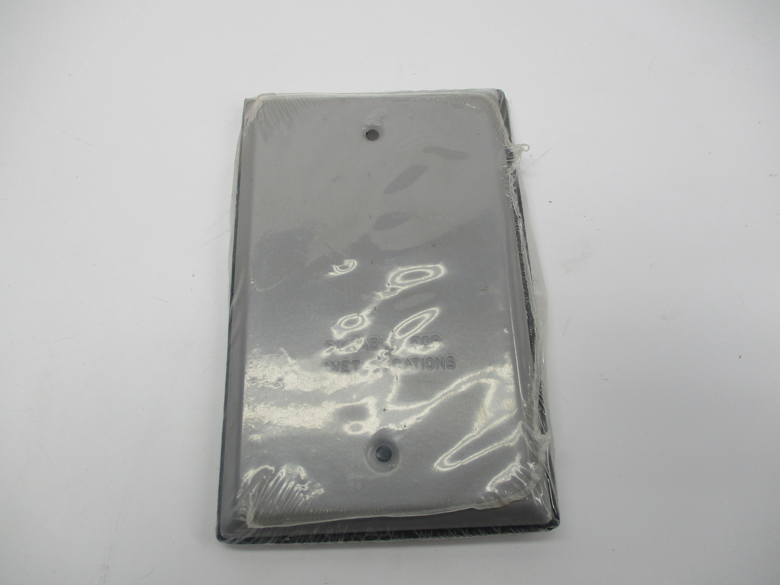EGS ELECTRICAL GROUP WCB1 BLANK GANG COVER W/2 SCREW ASSEMBLY NSMP