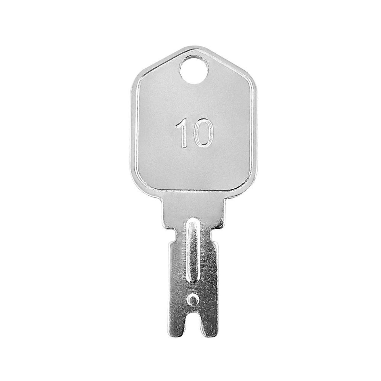 10-Pack Heavy Equipment Ignition Keys: Universal 166 Key Compatible with Clar…