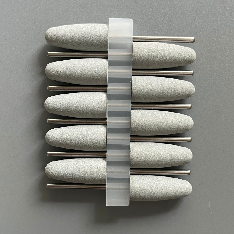 60 Pcs Dental Lab Silicone Rubber Polishers Diamond Polishing Burs 2.35 mm