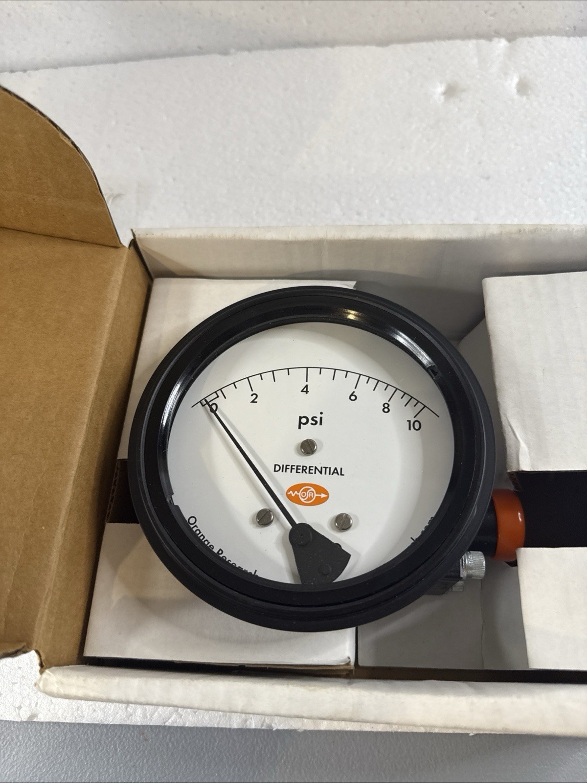 Orange Research Differential Pressure Gauge Part No. 1516-S1044/1500 PSI