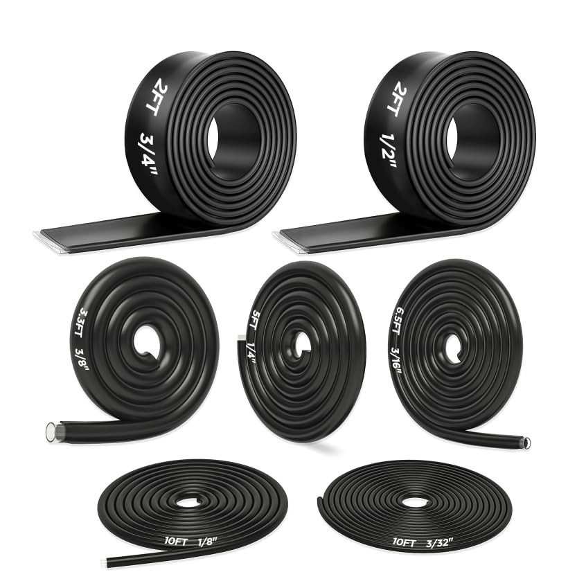 7-Size Heat Shrink Tubing Roll Kit: 4:1 Adhesive Lined, 39 Ft Marine Grade Water