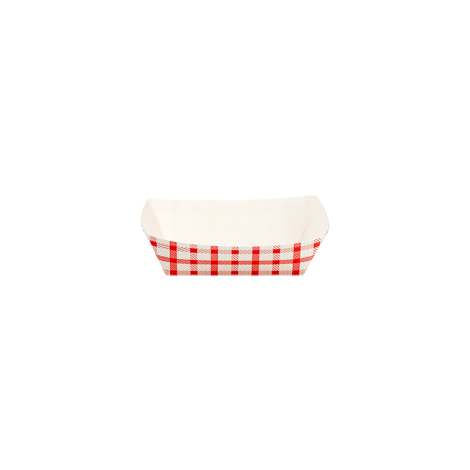 Karat Food Tray – Shepherd’s Check (Red) – 0.5 lb, FP-FT050G