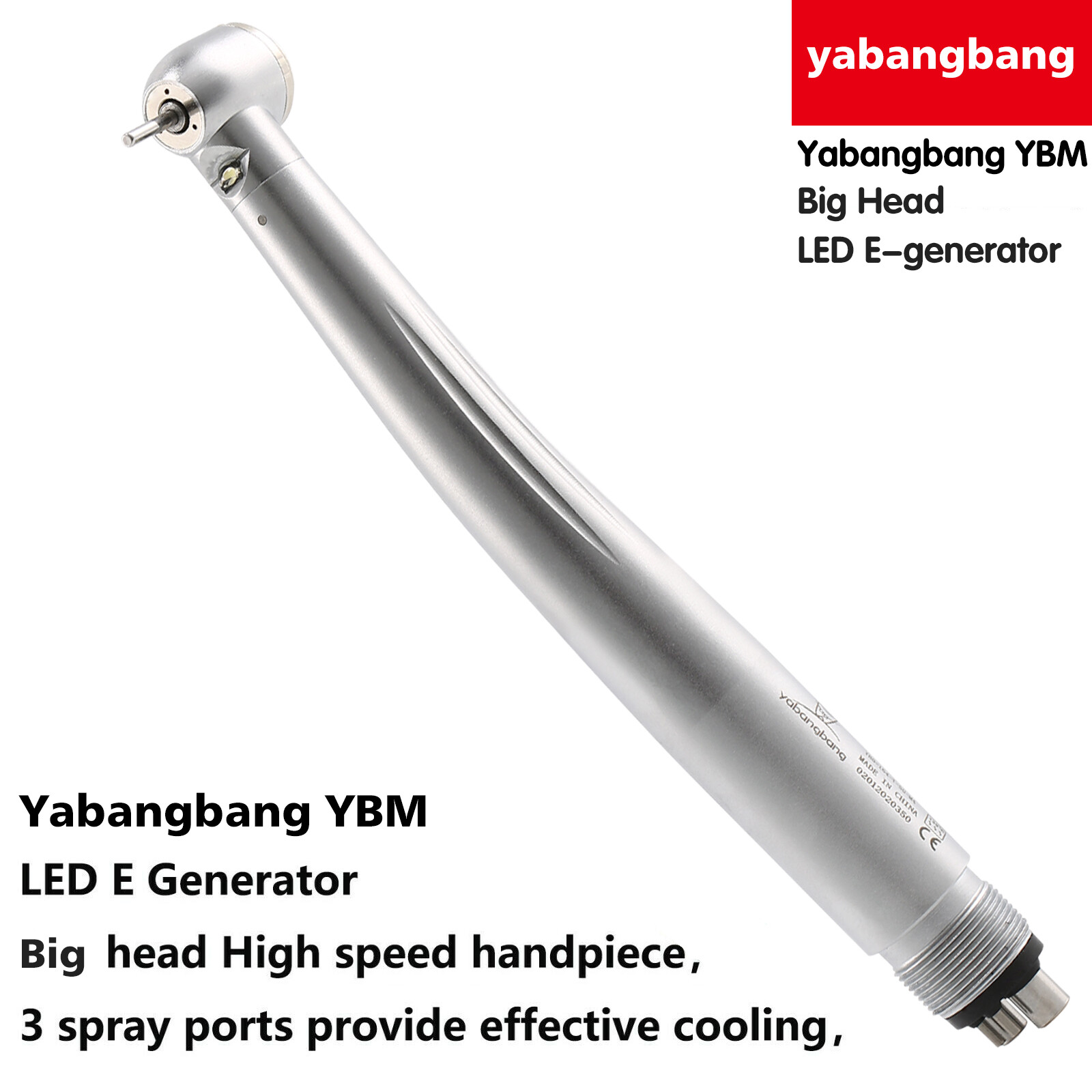 1-10 Yabangbang Dental (LED E-generator) High Speed Handpiece 4/2 Hole NSK Style