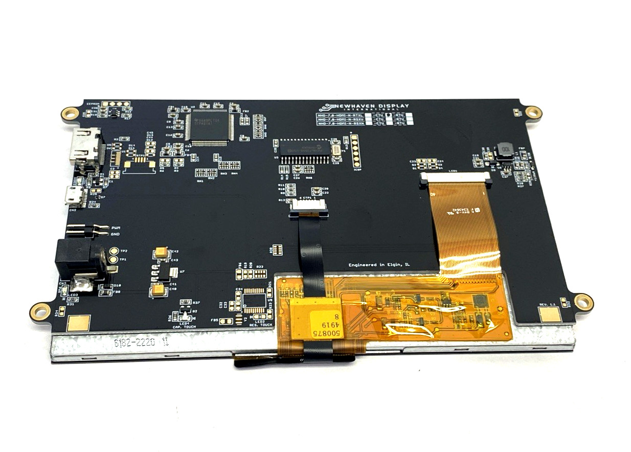 Newhaven Display NHD-7.0-HDMI-N-RTXL-RTU TFT Display 7″ 800×480 Res. TFP401A