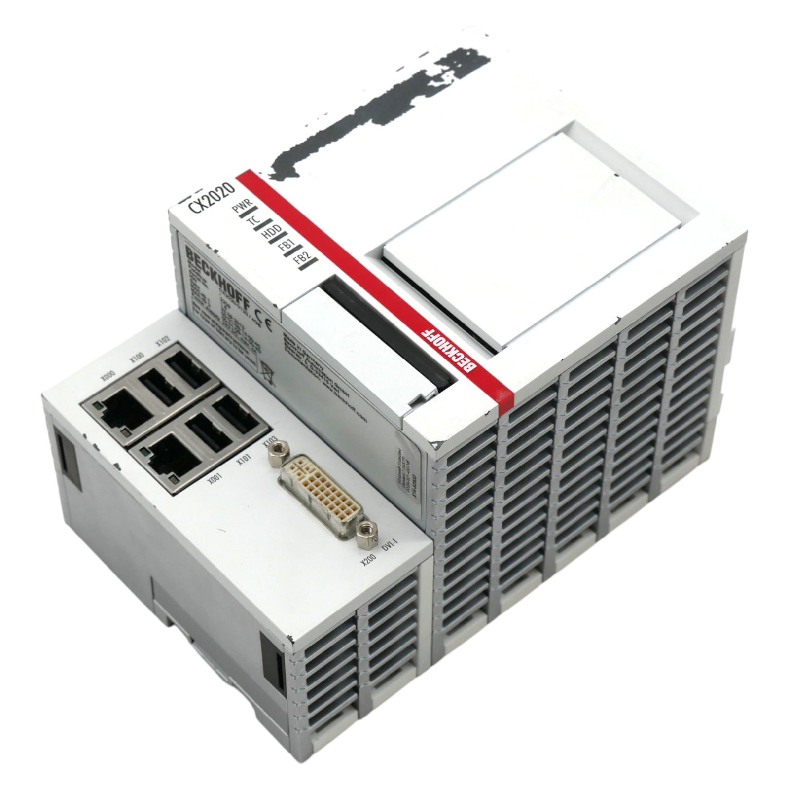 Beckhoff CX2020-0120 / 4 GB HW: 1.6 CPU basic module 24VDC + 8 GB CFast card -used-