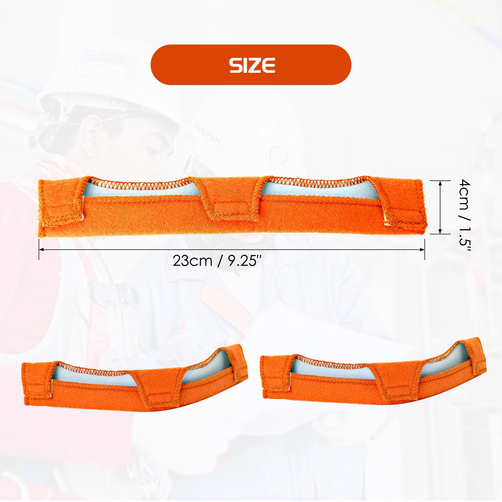 5 Packs Hard Hat Sweatband Cotton Helmet Liner Accessories Washable Sweat Bands