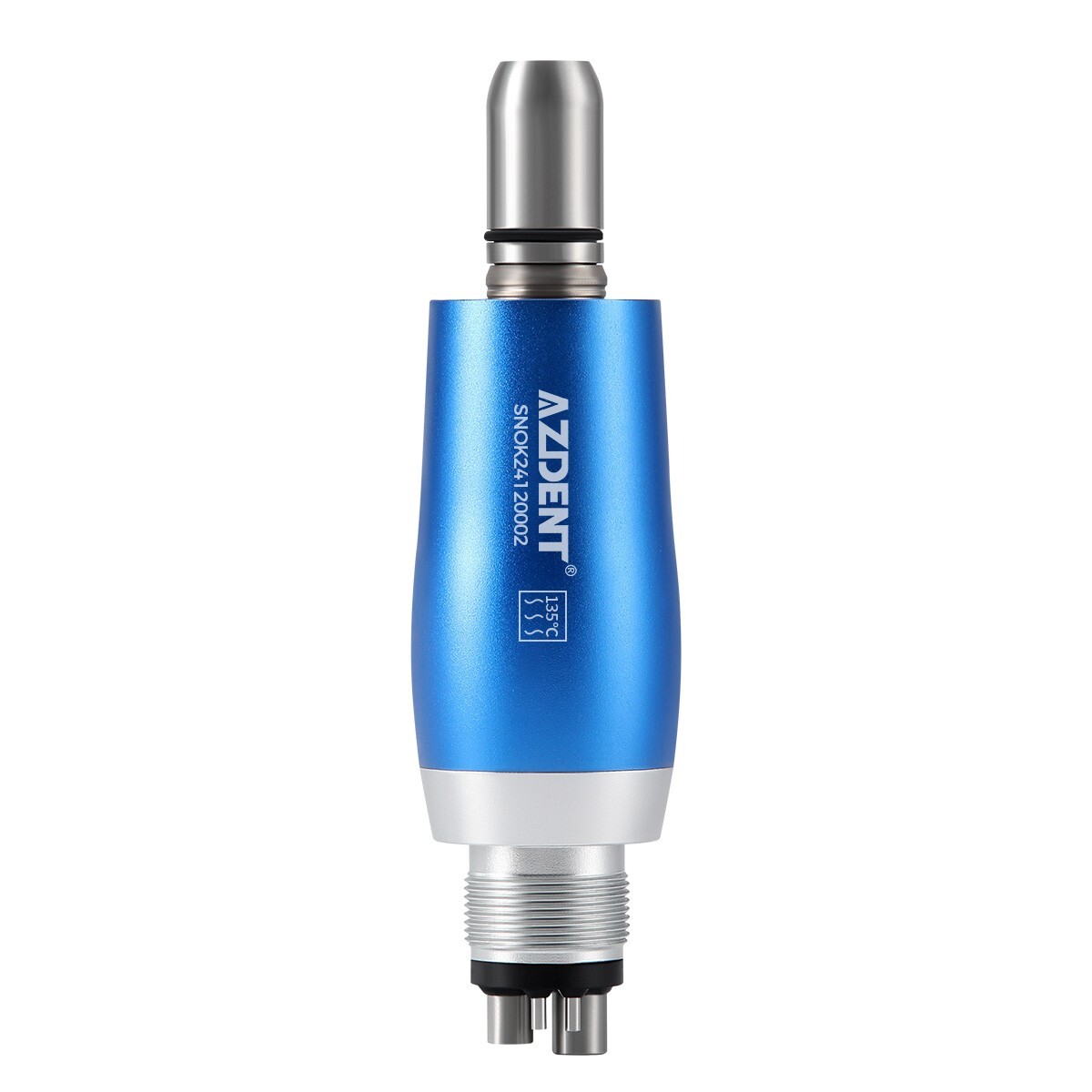 AZDENT Dental Hygiene Prophy Handpiece 4Holes 360°Swivel/Blue Motor/3*Nose cone