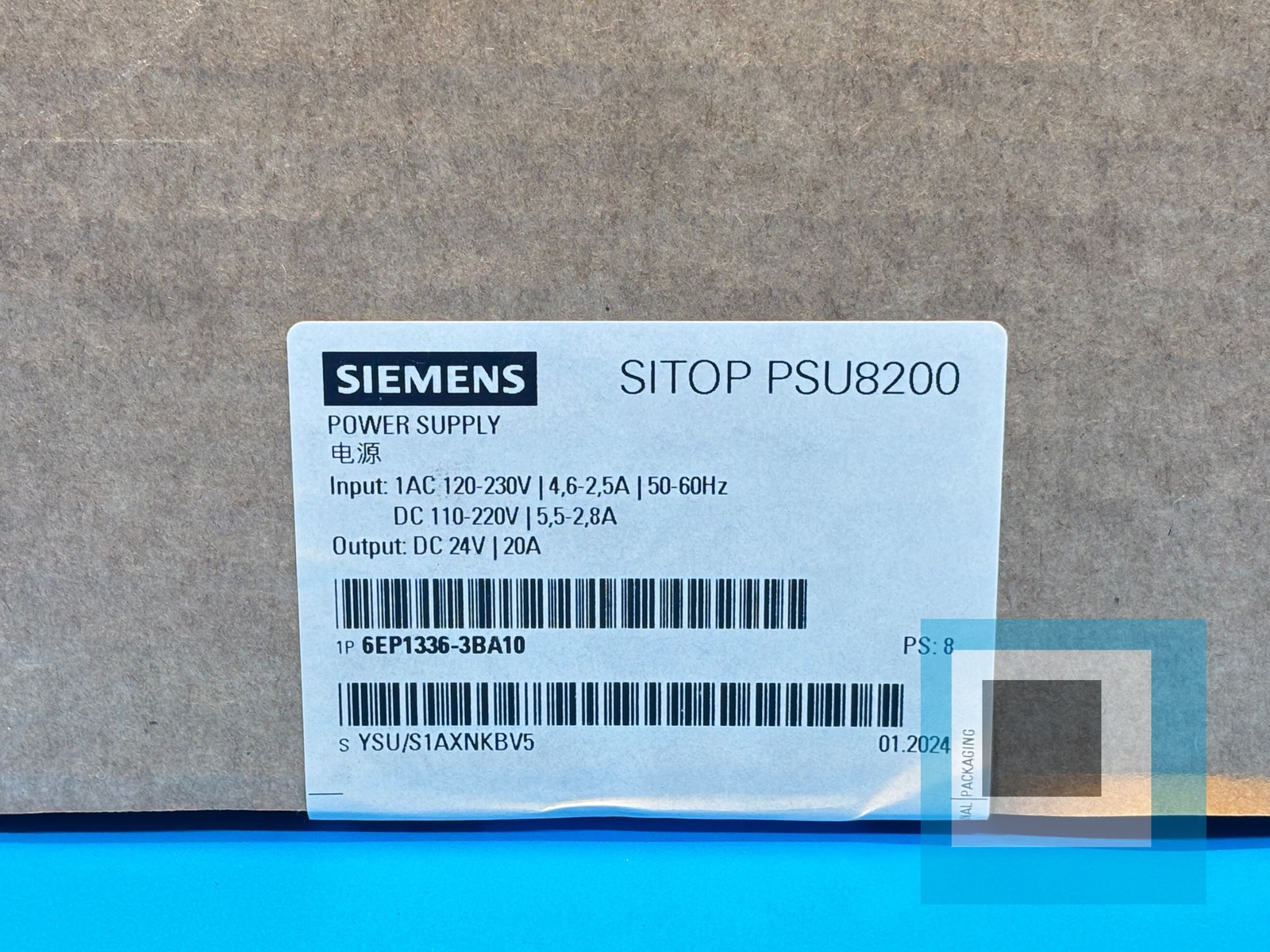 Siemens 6EP1336-3BA10 Power Supply 6EP1 336-3BA10 – NEW SEALED