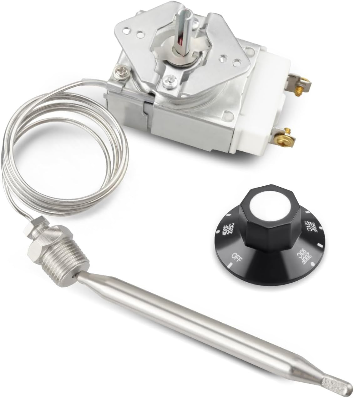RX-2-24 Thermostat for Deep Fryer Fit for ADCRAFT, for Gas Fryer Adcraft Atosa 3