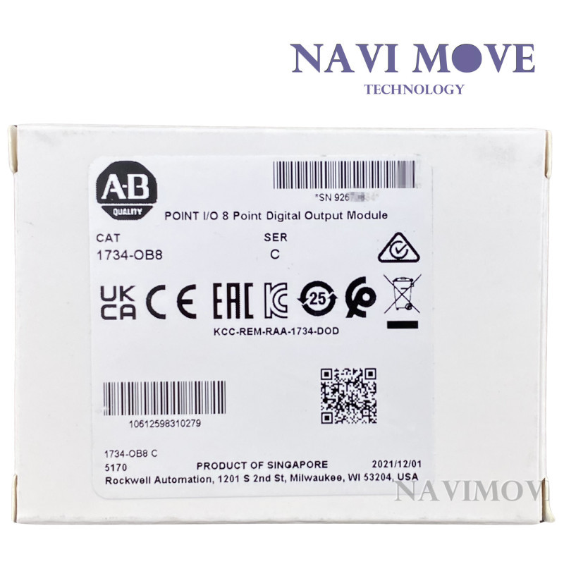 Brand New Allen-Bradley 1734-OB8 POINT I/O 8Point Digital Output Module 1734-OB8