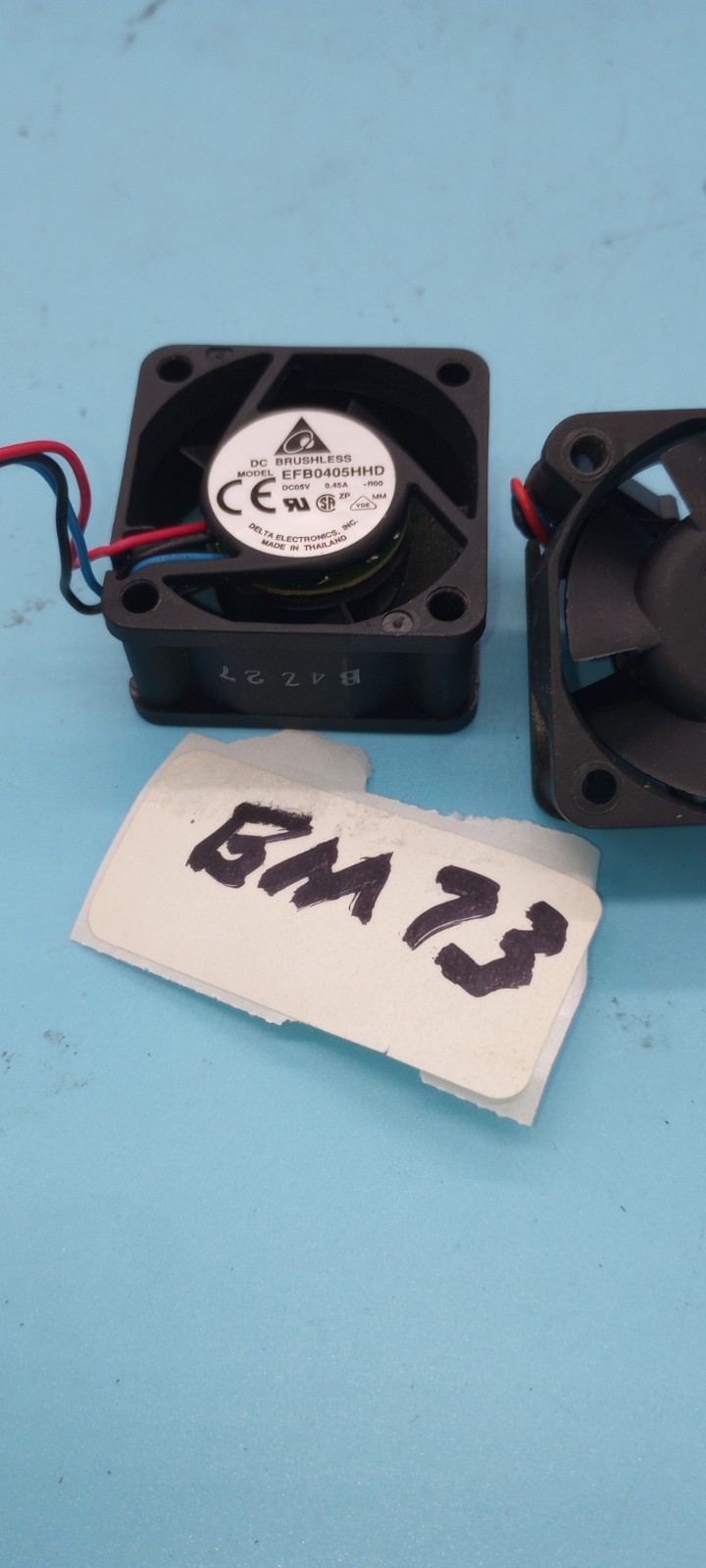 Delta EFB0405HHD 40x40x20mm DC 5V High Speed 2-Wire Fan`