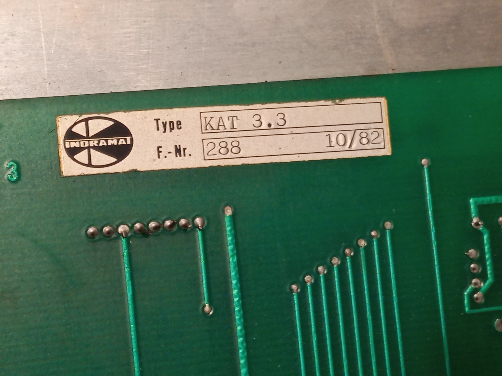 INDRAMAT 109-473-3201a-1 vintage key control panel KAT-3.3 for Perf-01 system