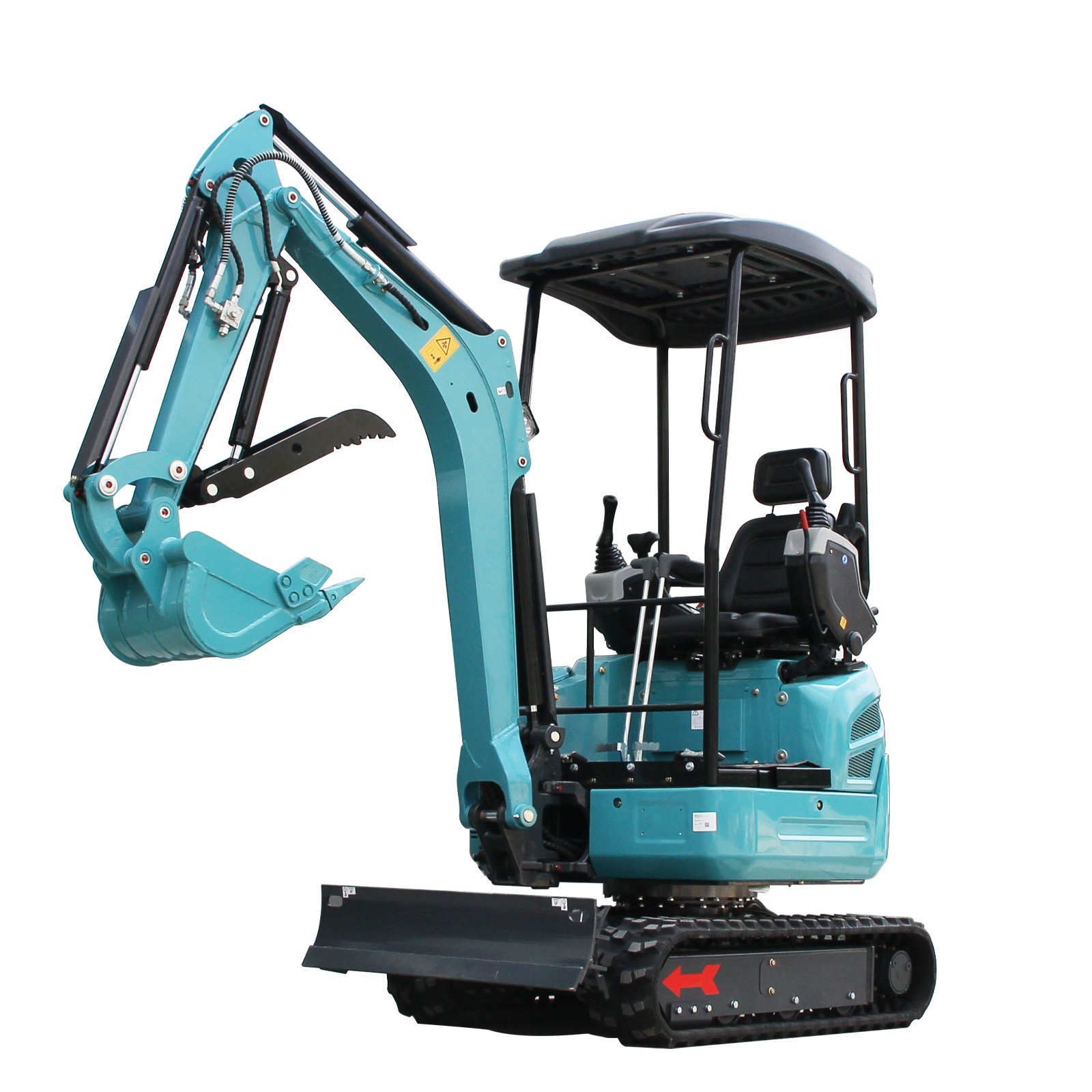FREE SHIP 2.5Ton Mini Excavator KUBOTA D902 Diesel Side Swing Expand Track Pilot