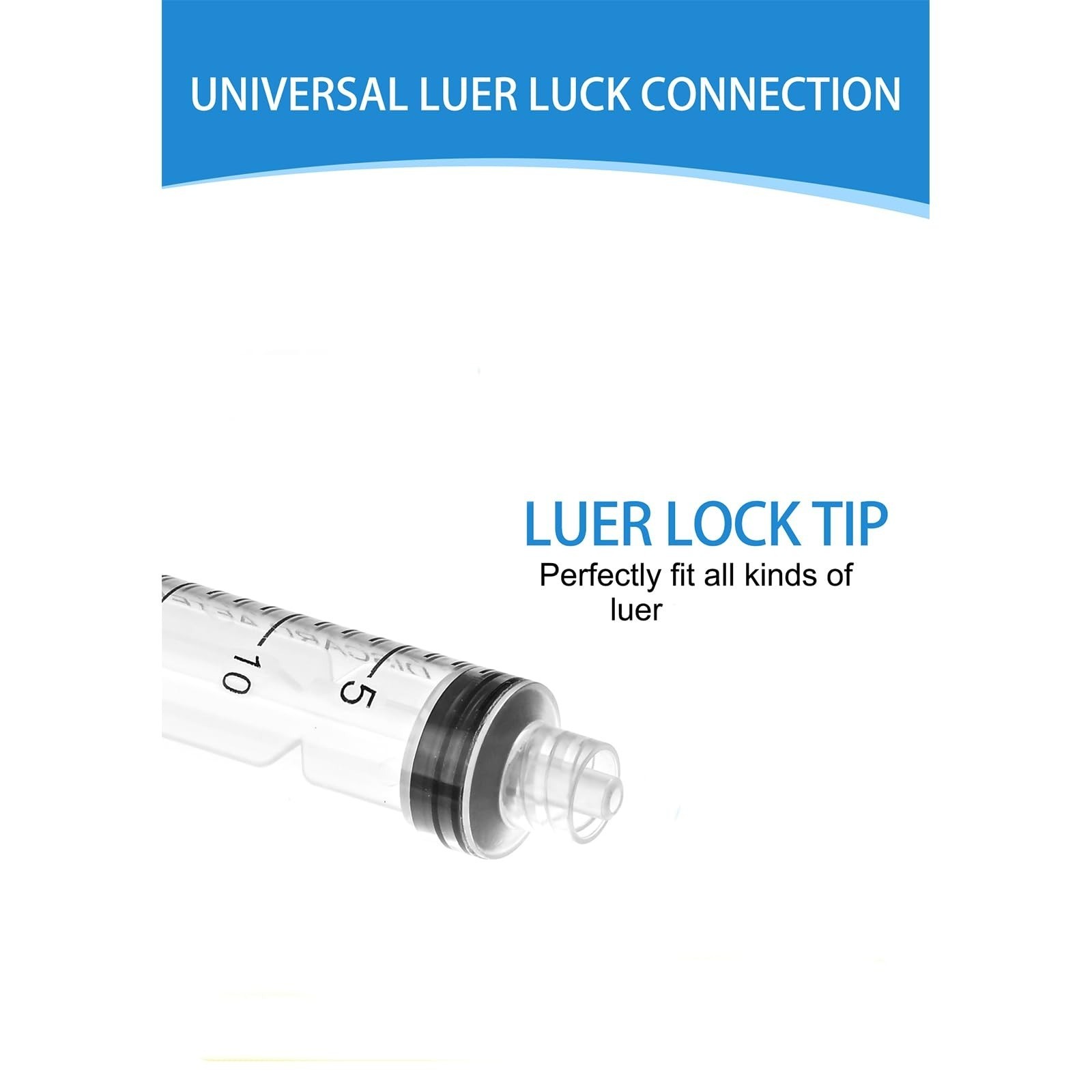 Luer Lock Syringe 20ml – Sterile Disposable Syringe Pack of 10