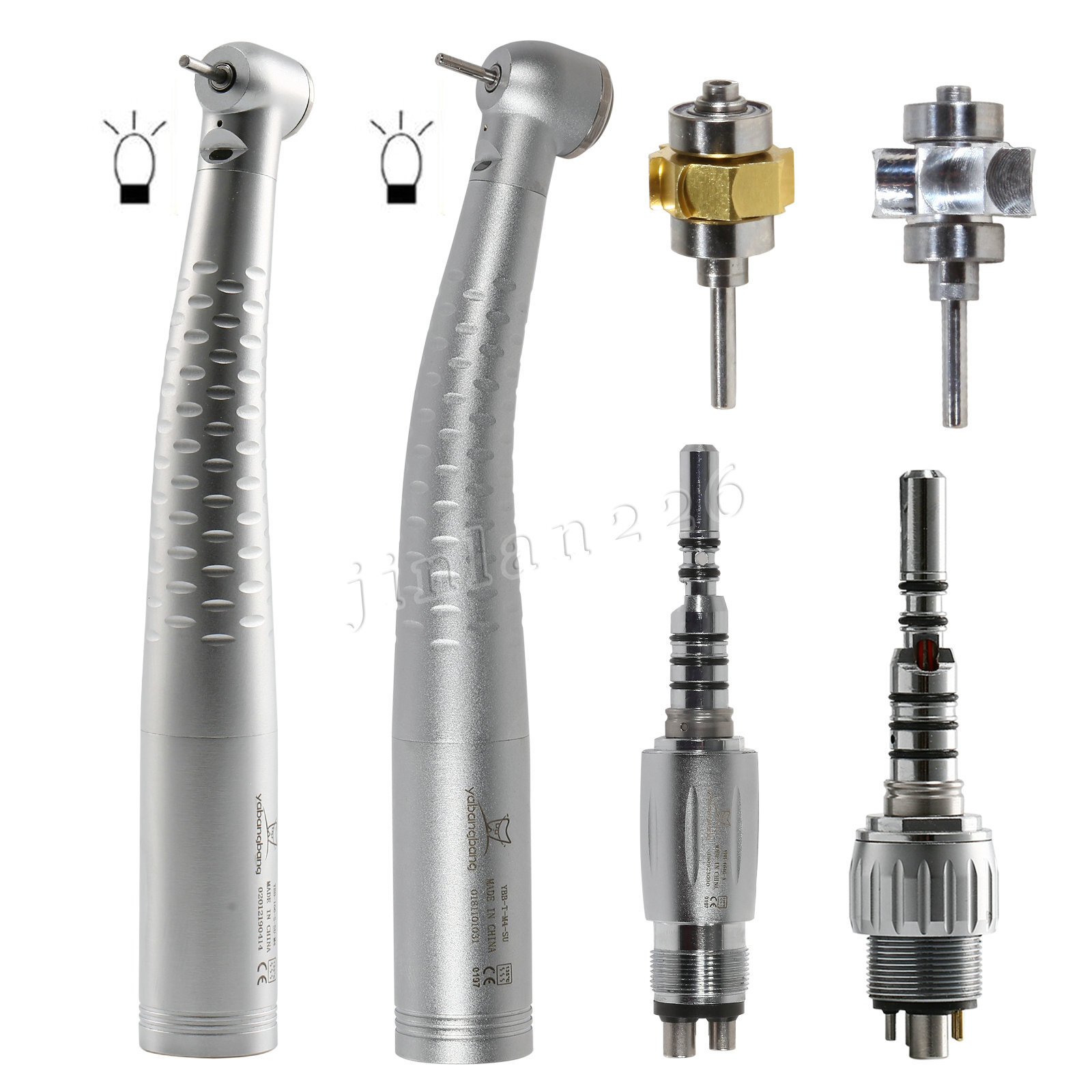KAVO Style Dental Fiber Optic LED High Speed Handpiece / Quick Coupler 4/6 Holes