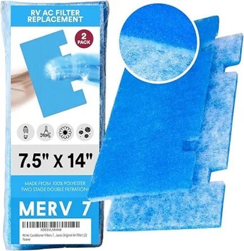 RV Air Conditioner Filters 7.5″ x 14” AC Filter Replacement for Duo Therm Air C