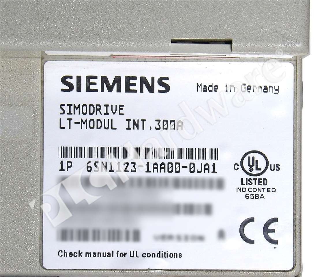 Siemens 6SN1123-1AA00-0JA1 6SN1 123-1AA00-0JA1 SIMODRIVE 611 300A Power Module