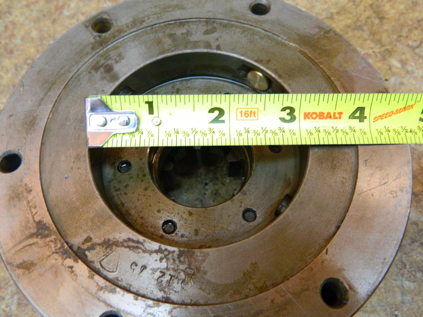 BUCK LATHE CHUCK 3662 6 JAW ADJUST TRU 6″ SOLID JAWS