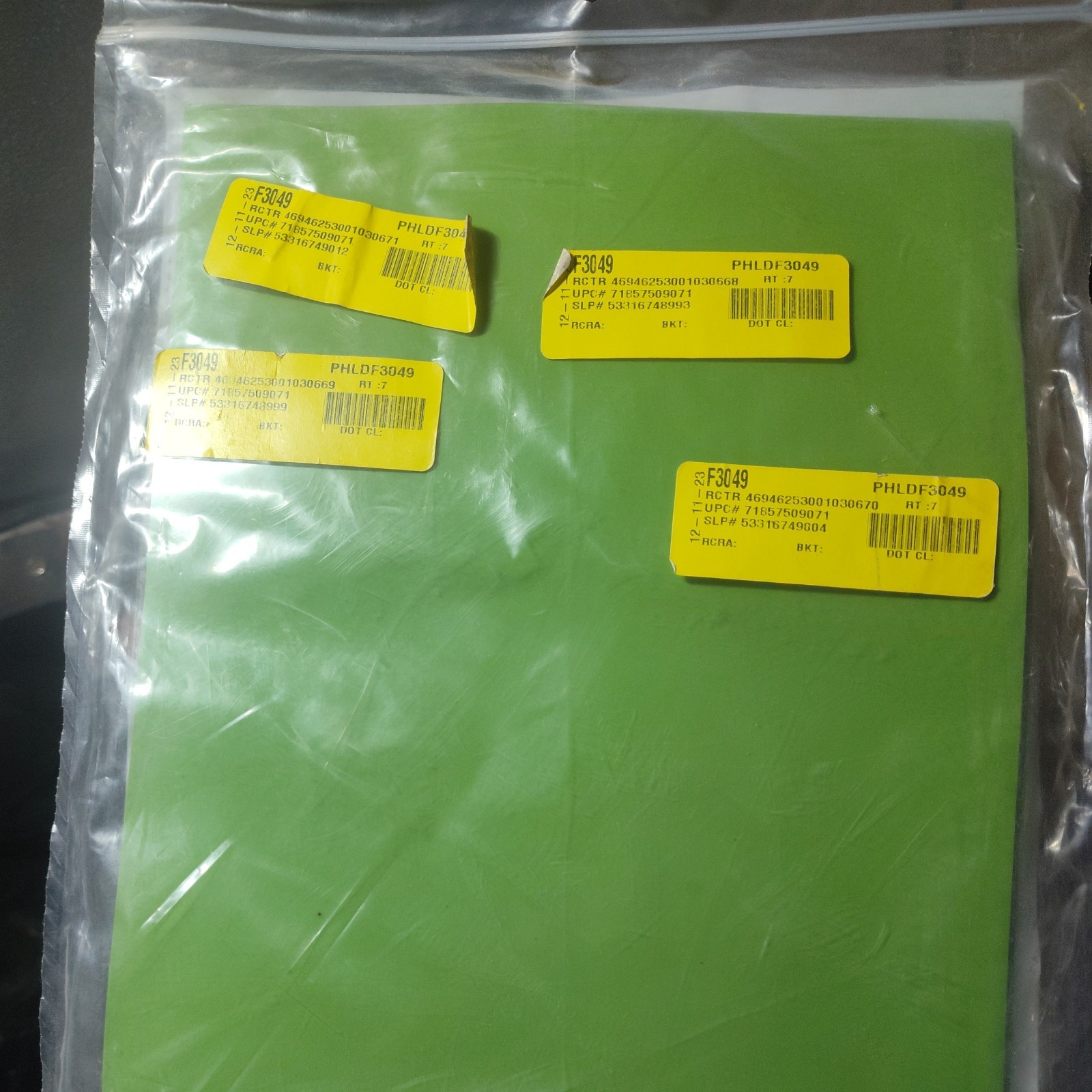 PACK OF 50 3M 261X Lapping Film Sheets Green A/O 8.50″X11″ 30 Micron 7000000295