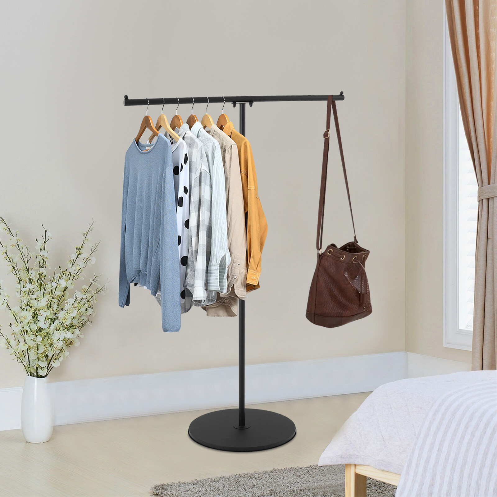Clothes Rack, Clothing Display Rack, Floor-standing Garment Display Rack