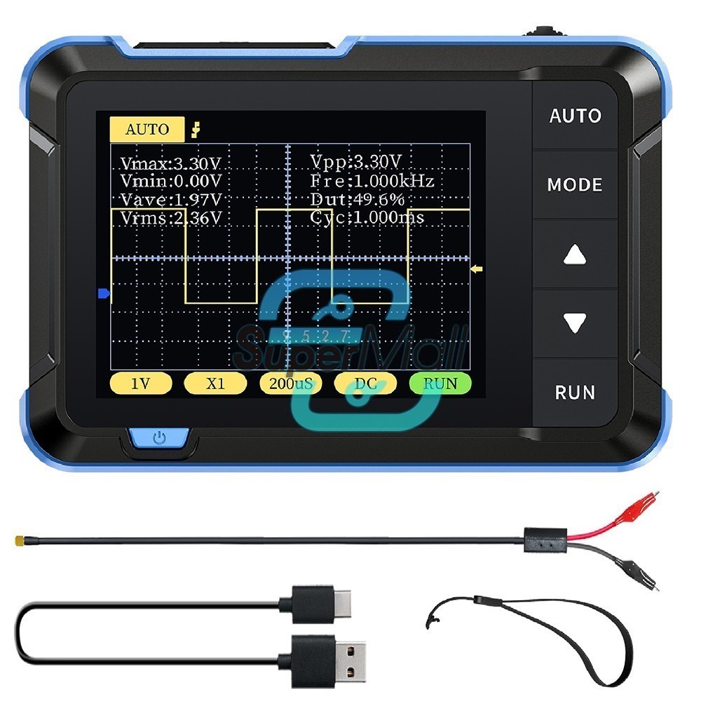 FNIRSI DSO152 Handheld Mini Oscilloscope Type-C Portable Digital Oscilloscope US