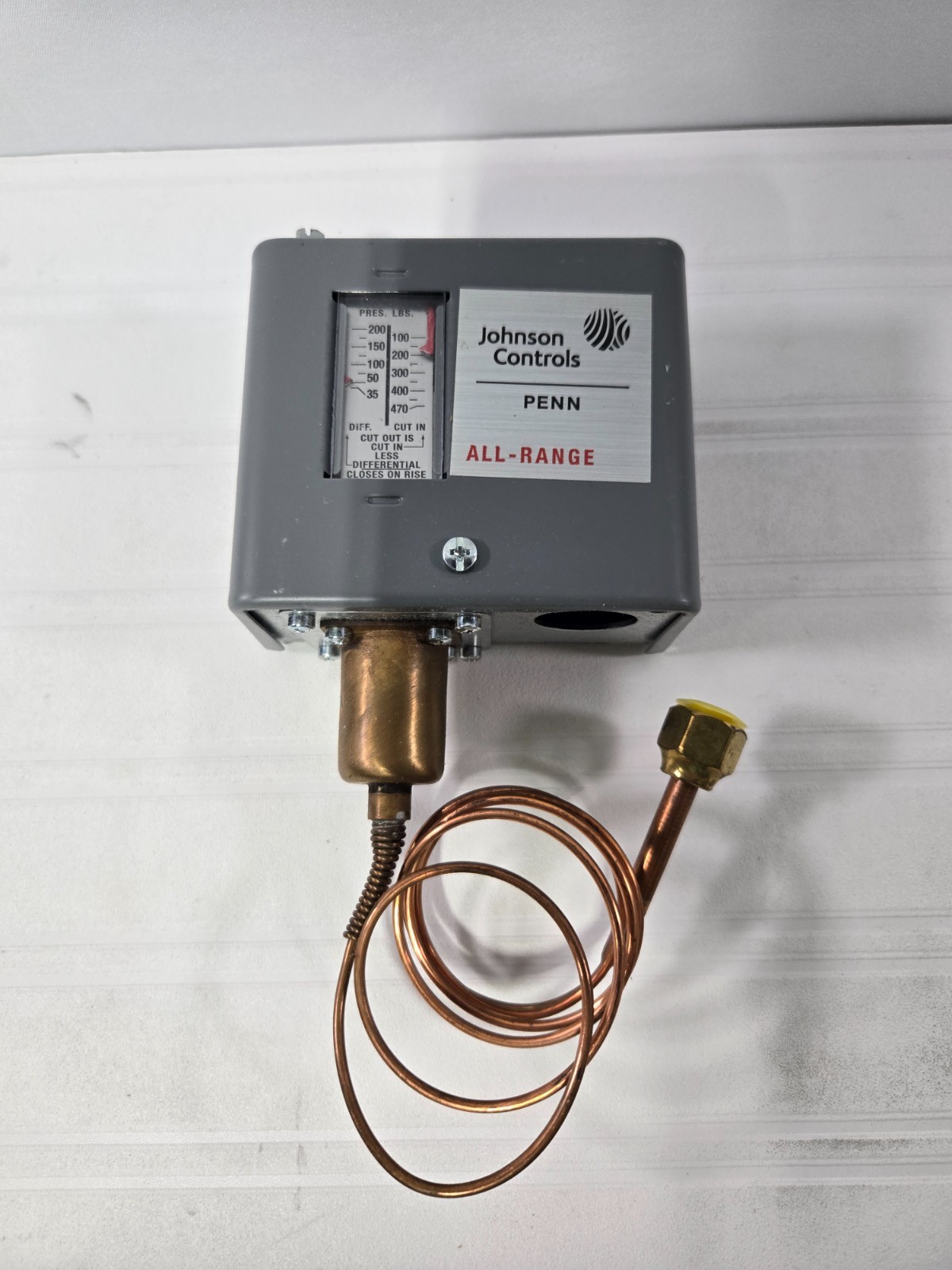 Johnson Controls Penn All-Range High Pressure Control Switch for Refrigerants