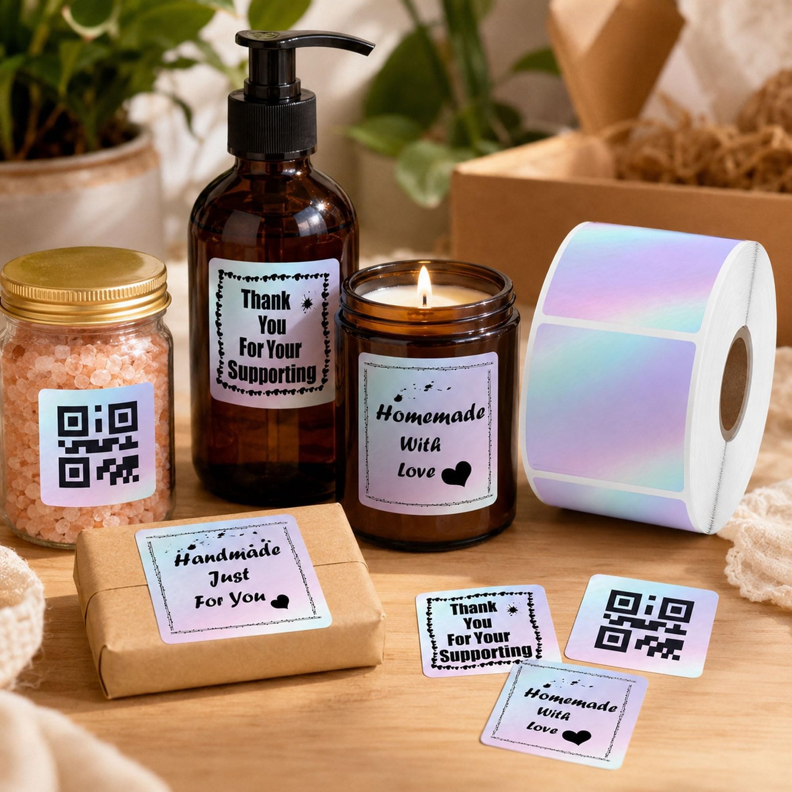 Direct Thermal Stickers Watercolor Thermal Printer Personalized Stickers | 2 …