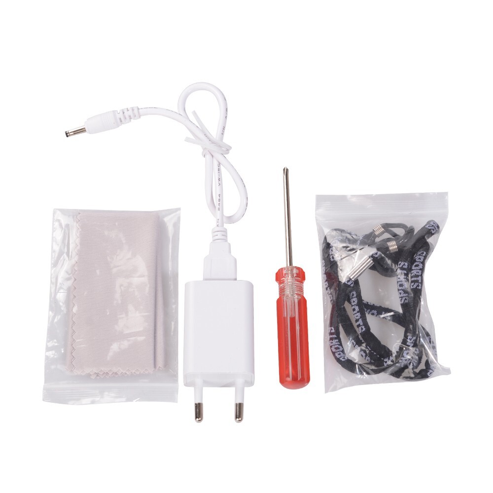 Dental 5W LED Wireless Head Light with 2 Batteries Optical Filter for Glasses US
