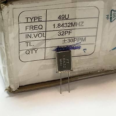 1.8432Mhz 32pF 30PPM Genuine FT HC-49U