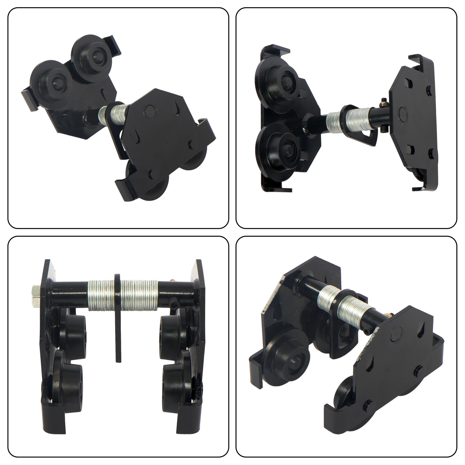 1100lb/0.5t I-Beam Trolley Alloy Steel Double Wheel I-Beam Flange Width 55-135mm
