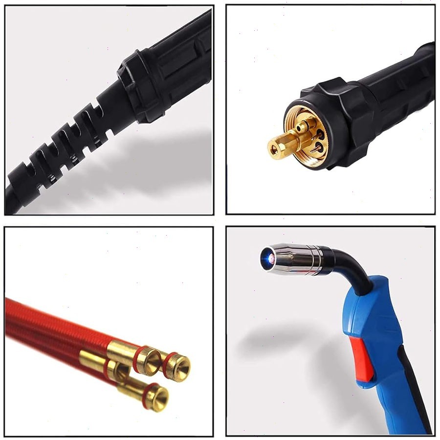 MB-15AK MIG/MAG Welder Torch Gun 5M/16ft Air Cooled Euro Connector Fit Welding