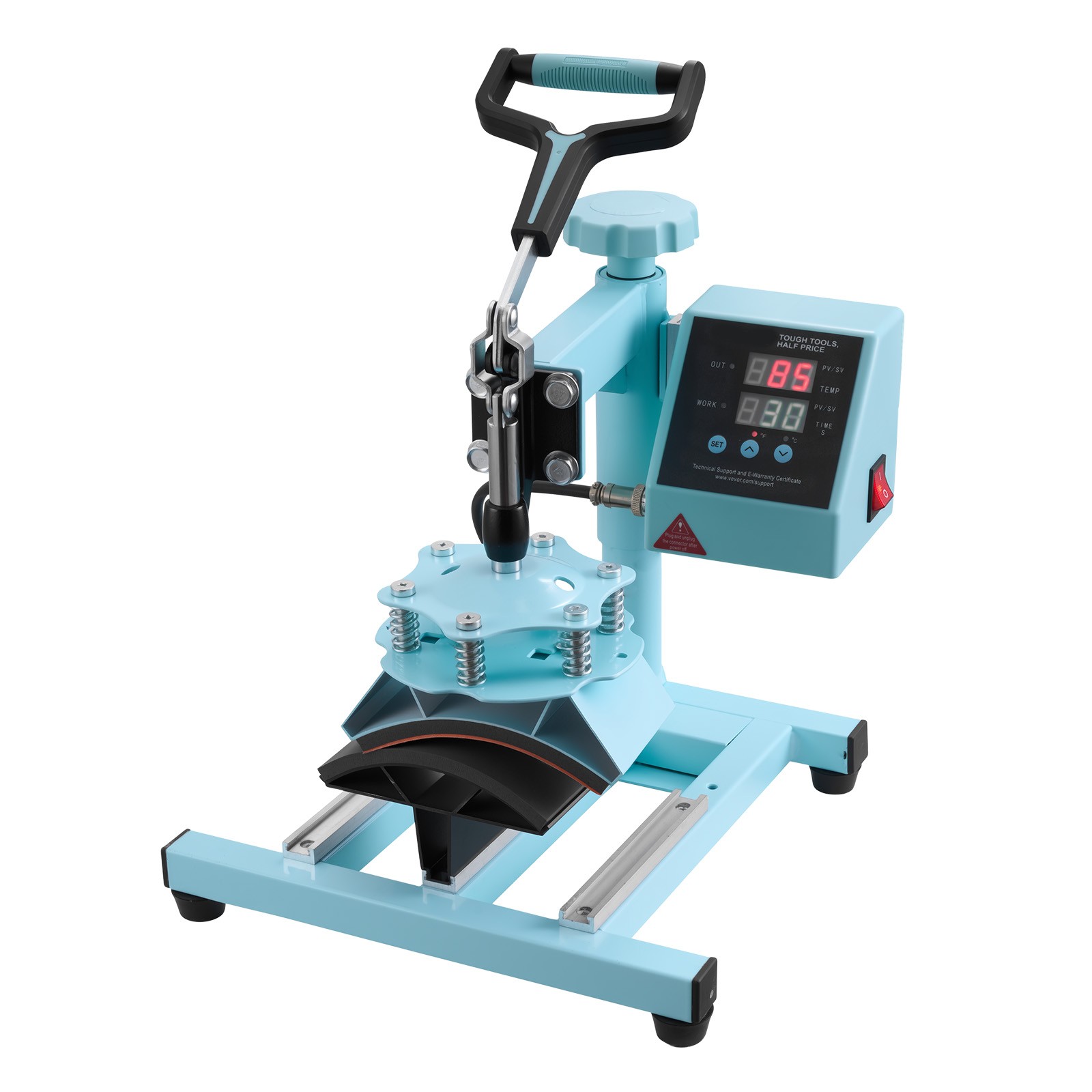 VEVOR Heat Press Machine 12×15 in 2 in 1 Heat Transfer Machine for T-Shirts Hats