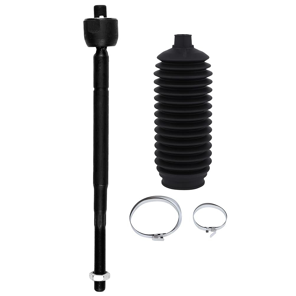 Front Inner Tie Rod End Rack & Pinion Boots w/Bellows 2002-2004 Suspension 2Pc