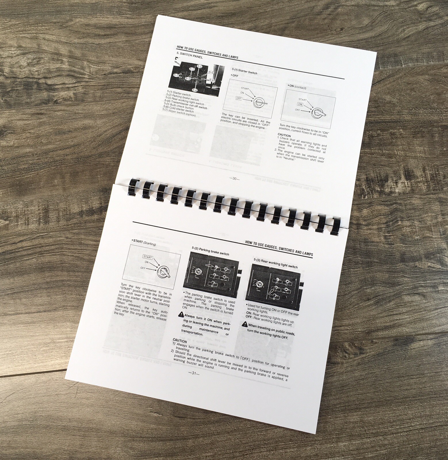 Kawasaki 70Z II Wheel Loader Operators Manual Owners Maintenance 70C1-0101-Up