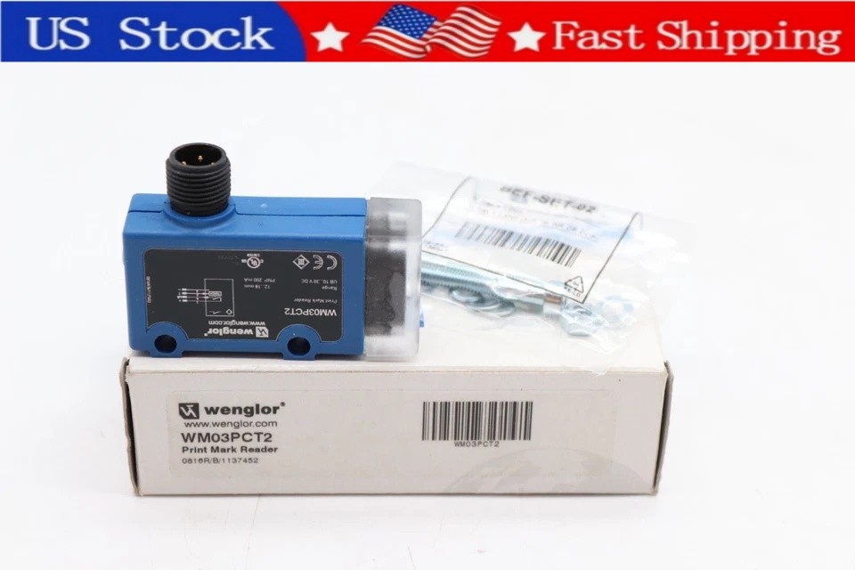 1PCS New Wenglor WM03PCT2 Photoelectric Sensors WM03PCT2 US Sotck Fast delivery