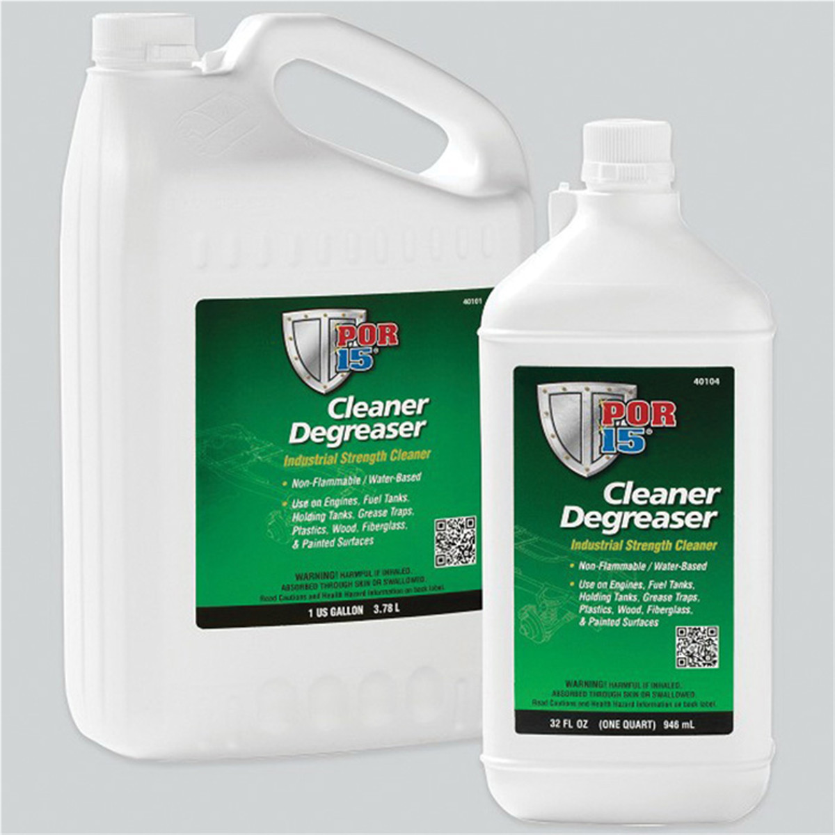POR-15 INC 40101 Cleaner Degreaser, 1 gal Can, Clear, 4:1 to 10:1 with Water PO