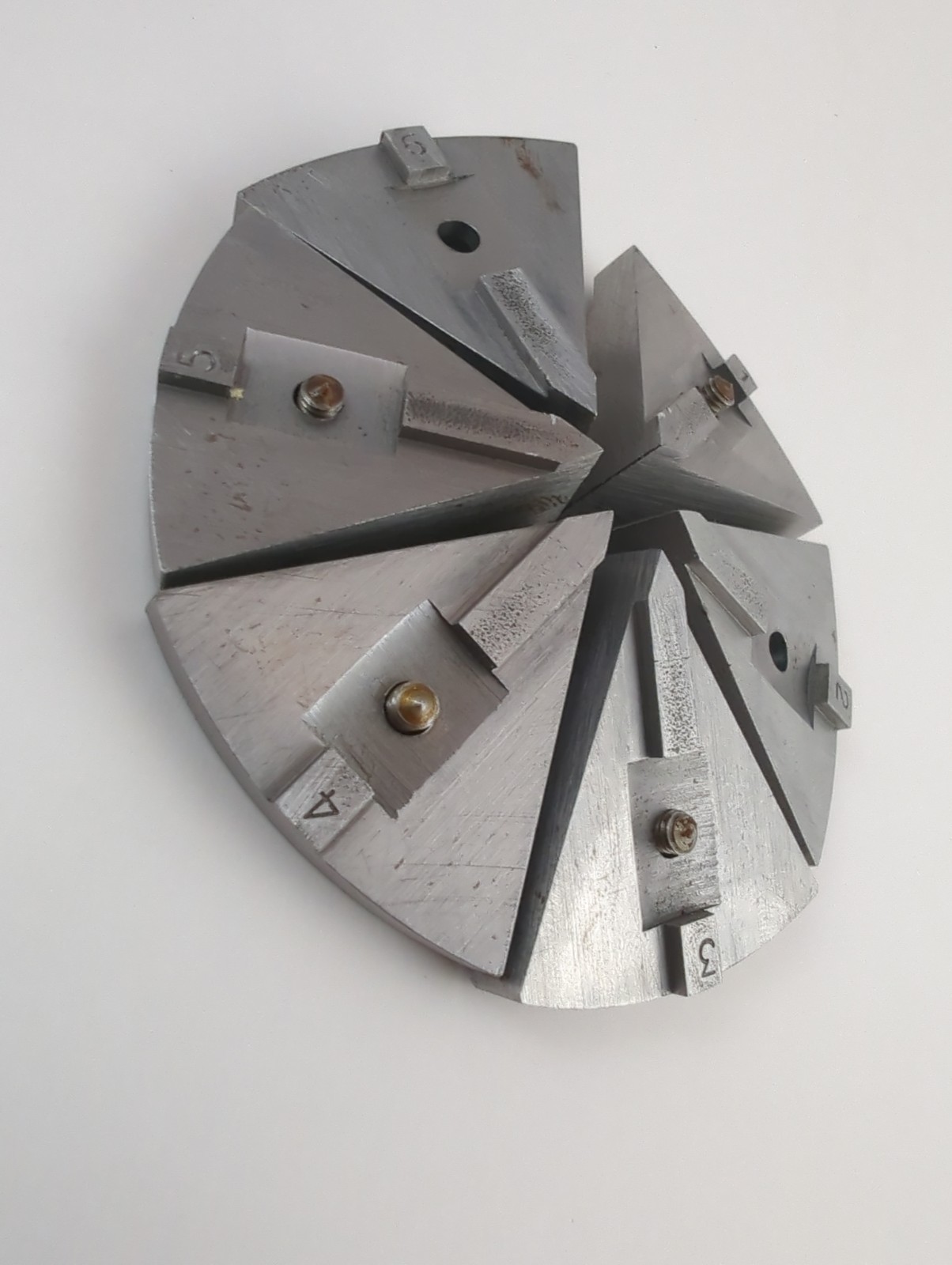 JF 100mm 4″ Swiss Made 6 Jaw Bezel Chuck W Schaublin W25 Arbor Watchmakers Lathe