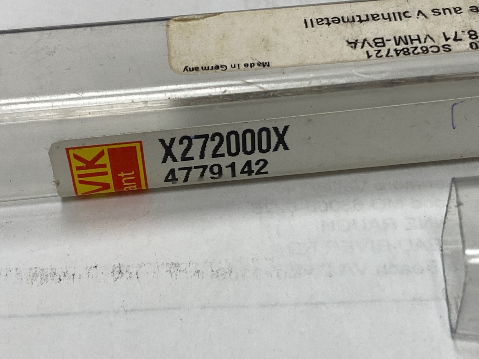 SANDVIK X272000X, Carbide 6-Flute Coolant Step Reamer, 8.27mm / 8.71mm VHM-BVA